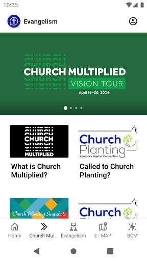 KBC Evangelism Team Screen 2