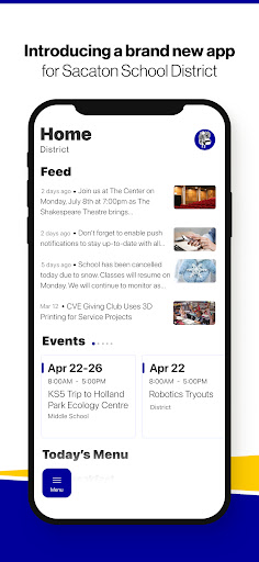 Android application Sacaton School District screenshort