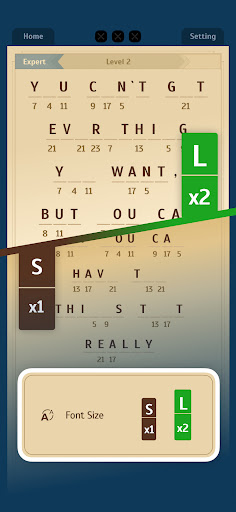 Cryptogram - Word Puzzle Games screenshots 2