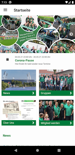 Werderfreunde-App Screen 2