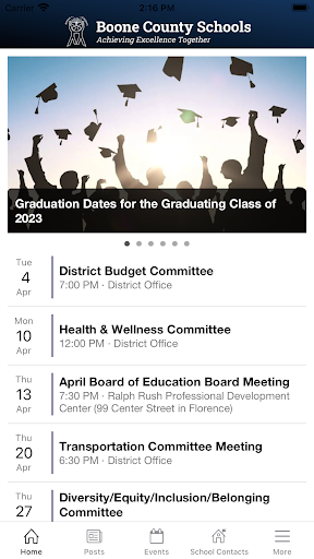 Android application Boone County Schools screenshort