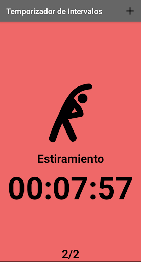 Interval timer Screen 2