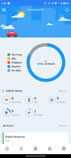Android application Inorbit Fleet screenshort