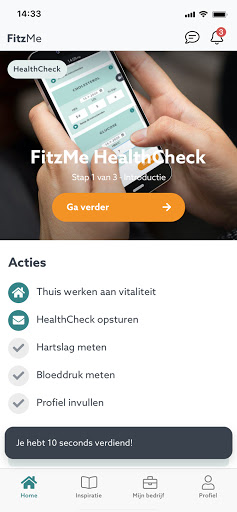 Android application FitzMe screenshort
