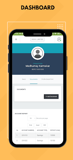 UNSL Nidhi Banking Screen 2