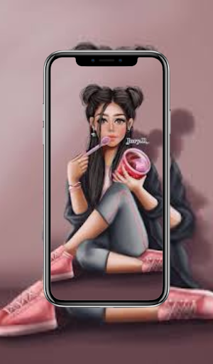 Android application خلفيات بنات كيوت جدا screenshort