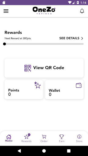 Screenshot of OneZo Tapioca