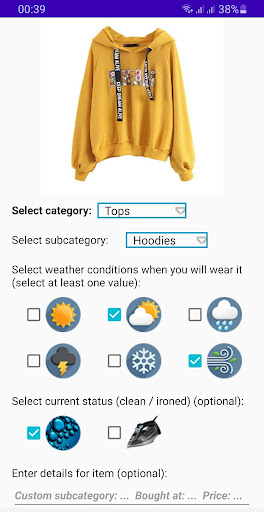 What to wear Today My Clothes Screen 3