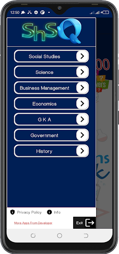 SHS Questions Bank Screen 2