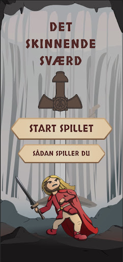 Android application Det Skinnende Sværd screenshort