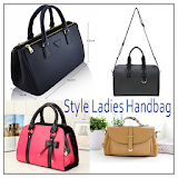 style ladies handbag icon