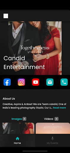 Candid Entertainment Screen 3