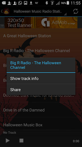Halloween Music Radio Stations Screen 3