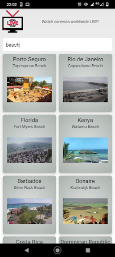 World Live Cam Screen 2