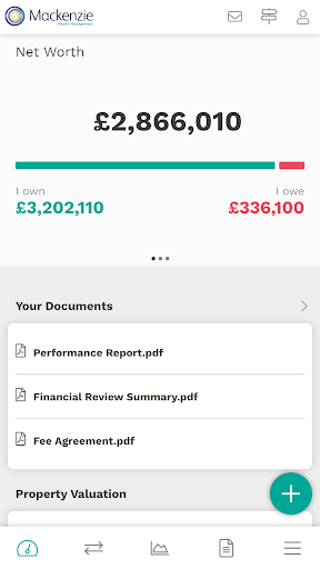 Android application Mackenzie Wealth Hub screenshort
