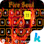 Fire Soul Skull Keyboard Theme
