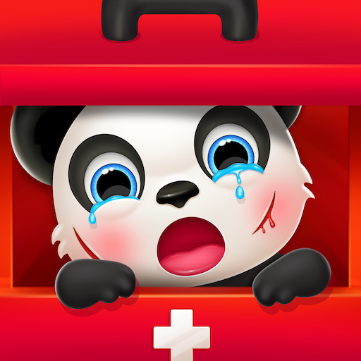 Pet doctor care guide game logo