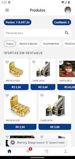 Android application Estação Club screenshort