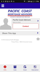 Pacific Coast Mortgage Advisor