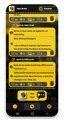 Android application Fast Brain - Work with AI screenshort