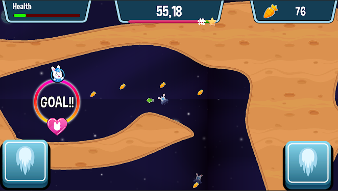 #3. Rabbit Rocket Racing (Android) By: Polyspice