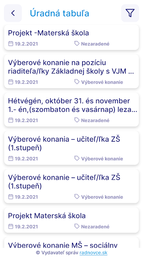 Radnovce Screen 2