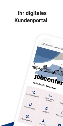 Android application Jobcenter Berlin SZ screenshort