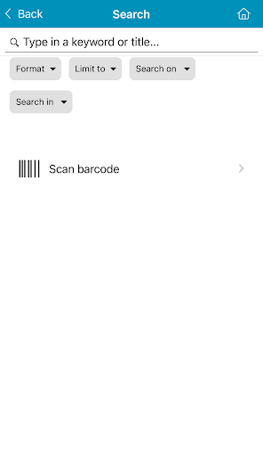 Sonoma County Libraries App Screen 2