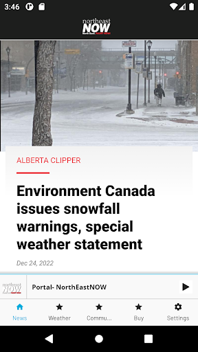 Android application northeastNOW.com screenshort