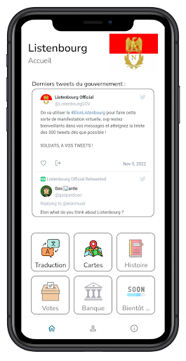 Android application Listenbourg screenshort