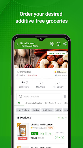 RuralBasket - Grocery Delivery Screen 2
