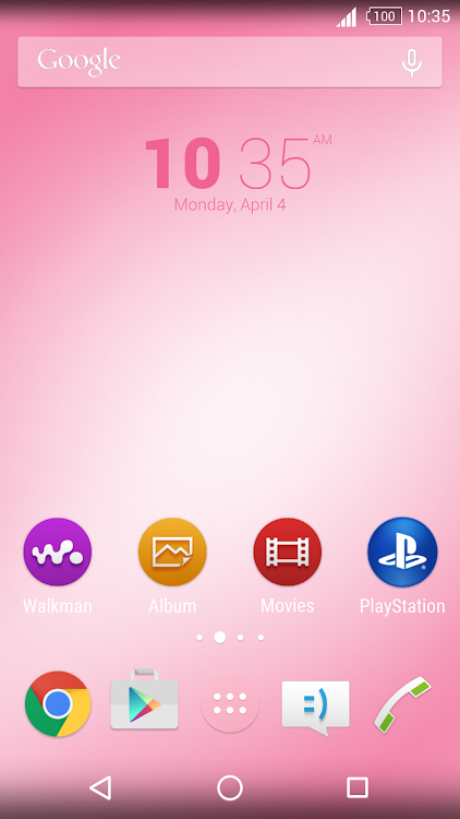 Pinky! Theme for Xperia - 1.7.5 - (Android)