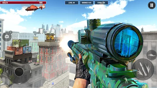 Sniper Battle: 狙击手 游戏 枪战 世界大战