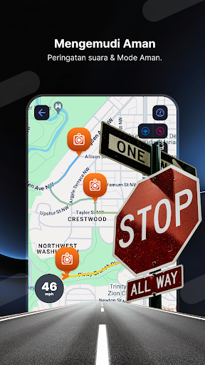 Radar GO-X: HUD, GPS, Peta screenshot 4