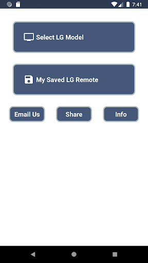 Android application LG TV Remote screenshort