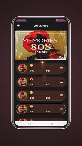 Memories Music 80s Screen 3