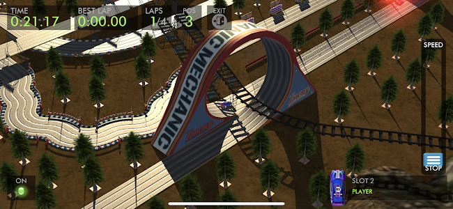 Slot Car Game High Tech Racing Unknown