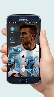 Capture d'écran du pack d'icônes de l'Argentine