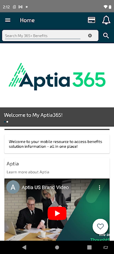 Android application Aptia365 screenshort