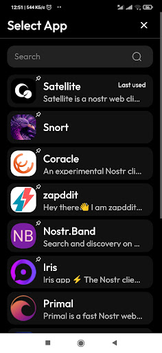 Spring - The Nostr Browser Screen 2