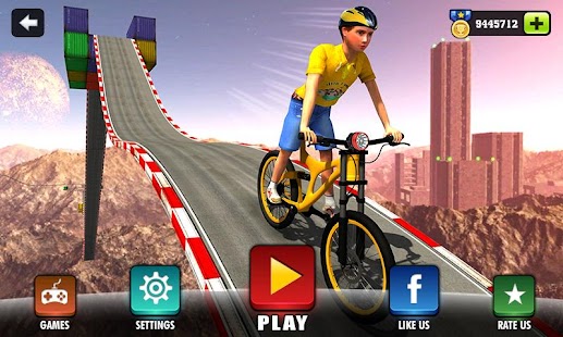 Impossible Kids Bicycle Rider - Hill Tracks Racing Screenshot
