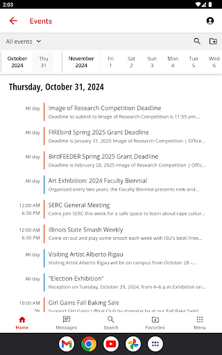 Illinois State University screenshot 13