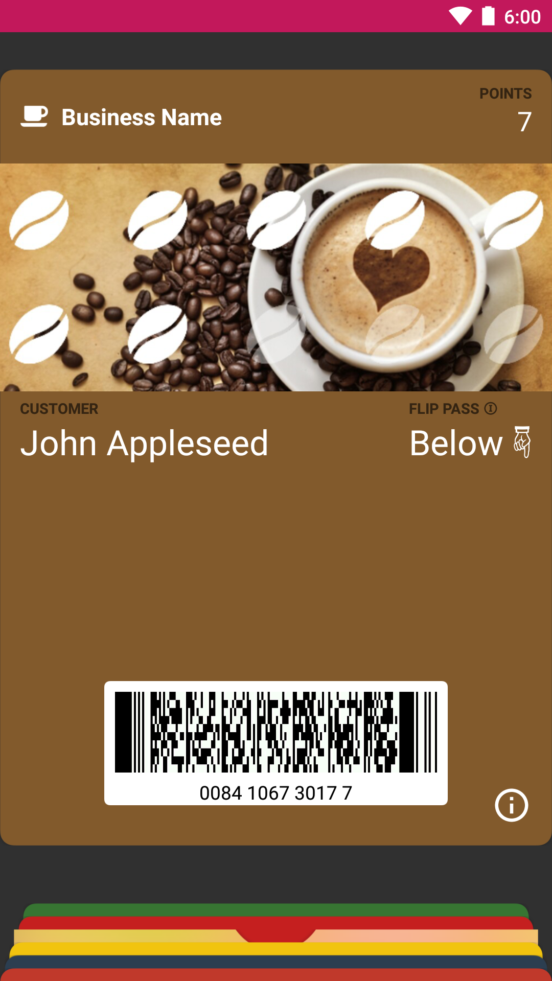 Android application WalletPasses | Passbook Wallet screenshort