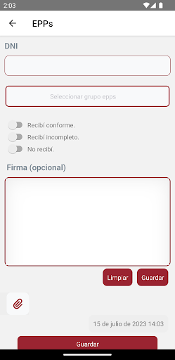 EPPs BIDASSOA Screen 2