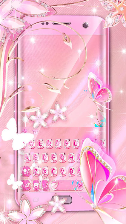 Rose Gold Lux Flower Keyboard - 7.3.0_0426 - (Android)