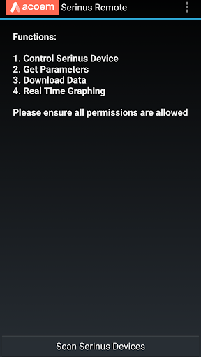 Acoem Serinus Remote Screen 3