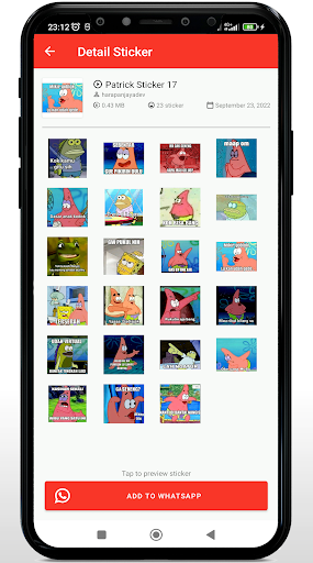 Patrik Sticker WAStickerApps