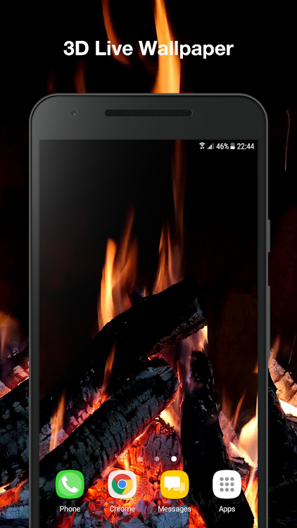 Real Fireplace Live Wallpaper - 3.0 - (Android)