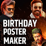 Cover Image of डाउनलोड Tamil and Telugu Actors Birthday Poster Maker 1.1 APK
