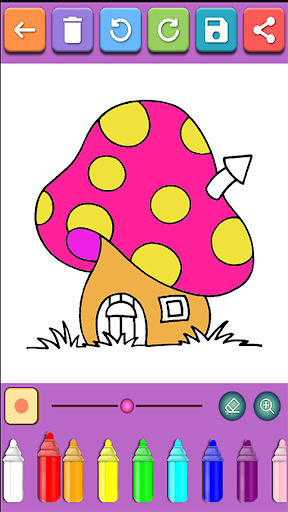 Android application Kawaii Coloring Book screenshort